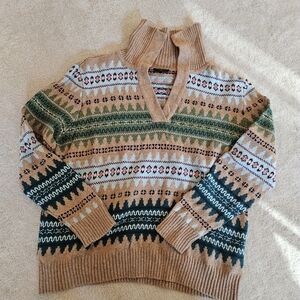 Men's Multicolor Patterned Sweater